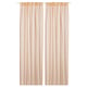TERESIA Tenda sottile, 2 teli, arancione/con canale per bastone, 145x300 cm