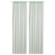 TERESIA Tenda sottile, 2 teli, verde chiaro/con canale per bastone, 145x300 cm
