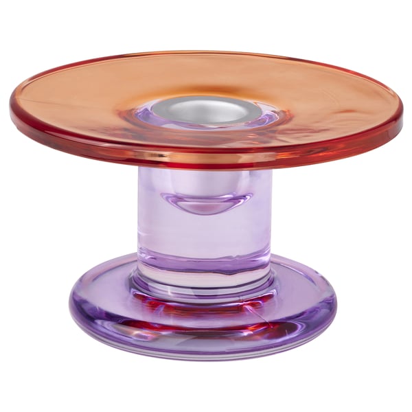 TJÄRLEK Candeliere, multicolore, 7 cm