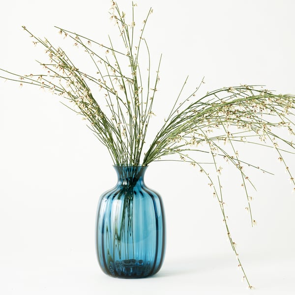 TONSÄTTA Vaso, blu, 21 cm