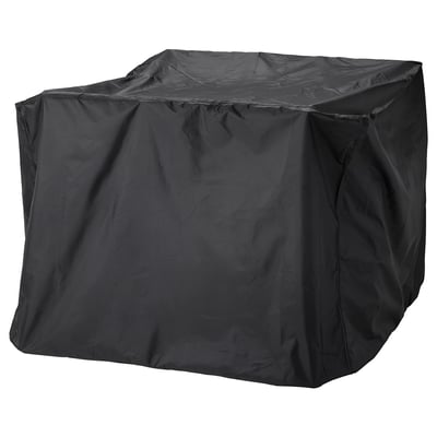 TOSTERÖ Custodia per set di mobili, set per tavolo e sedie/nero, 145x145 cm