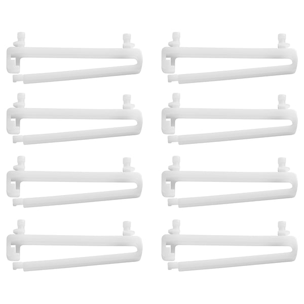 TRÖSTA Pattino per tende con passanti, mini/bianco