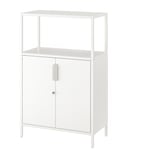 TROTTEN Mobile con ante, bianco, 70x35x110 cm