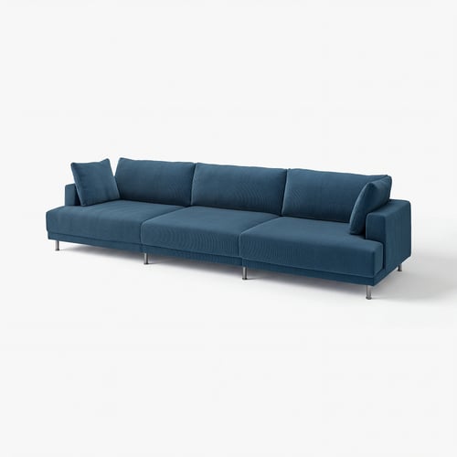 UPPÅKRA Divano componibile a 4,5 posti, Samsala blu scuro