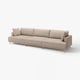UPPÅKRA Divano componibile a 4,5 posti, Samsala grigio-beige