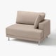 UPPÅKRA Elemento a 1,5 posti, con bracciolo destro/Samsala grigio-beige