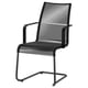 VÄSMAN Sedia con braccioli da giardino, nero