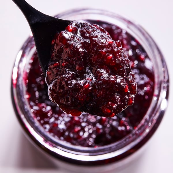 VAGGSÅNG Confettura di lamponi e mirtilli, 425 g