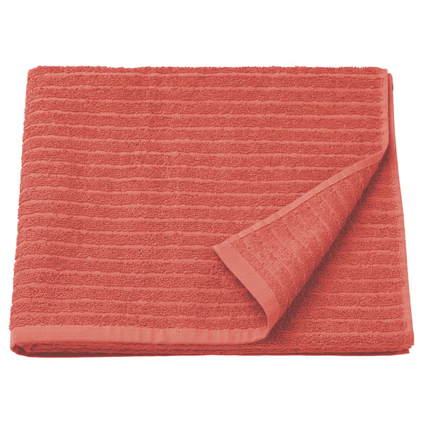 VÅGSJÖN Asciugamano, arancione-rosso, 70x140 cm