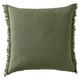 VALLKRASSING Fodera per cuscino, grigio-verde, 50x50 cm
