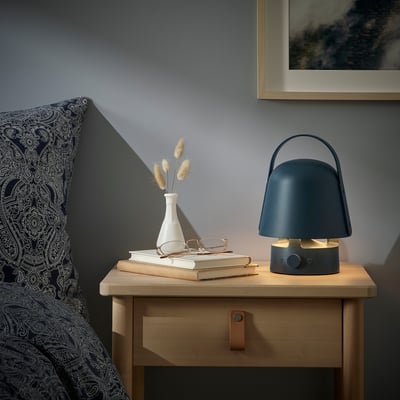 VAPPEBY Lampada/cassa Bluetooth®, da esterno/blu