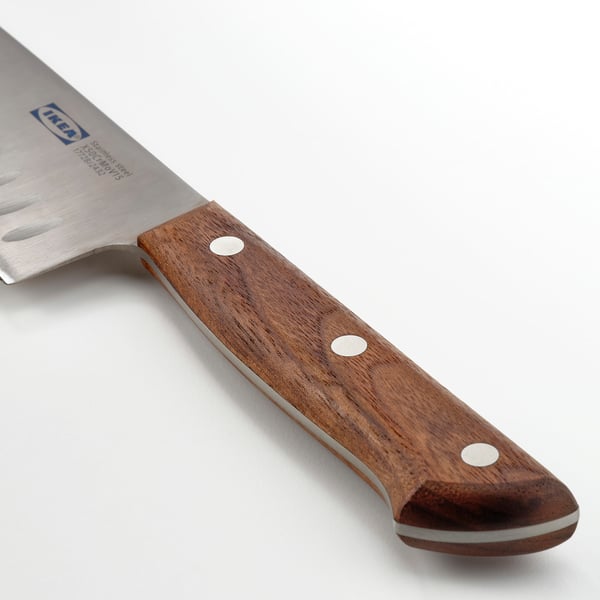 VARDAGEN Coltello Santoku, inox/noce, 16 cm