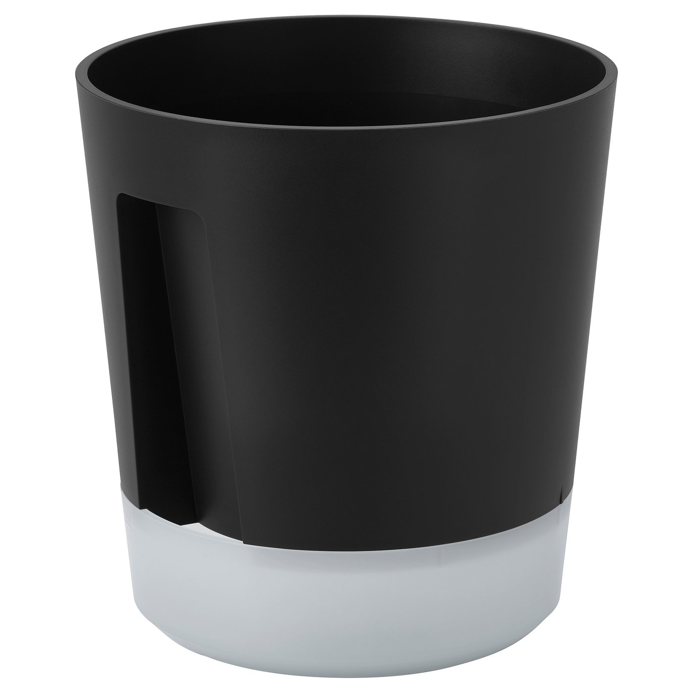 VÅRDTRÄD Vaso a riserva d'acqua, da interno/esterno trasparente/antracite, 15 cm