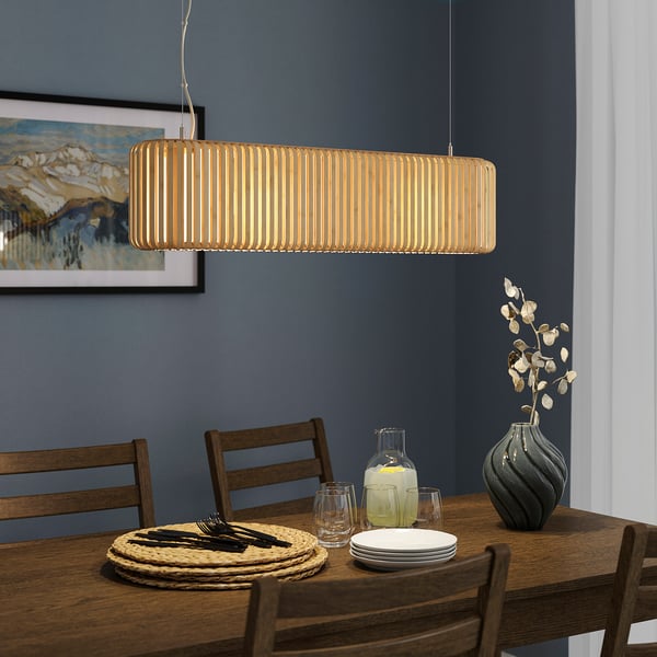 VARPTROSS Lampada a sospensione, bambù, 79 cm