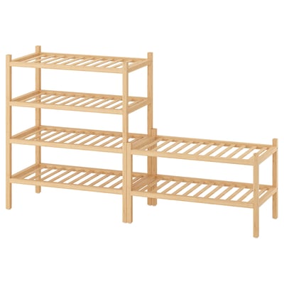 VASSKÄR Set mobili ingresso, 3 pezzi, bambù