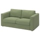 VIMLE Divano a 2 posti, Mosshed grigio-verde