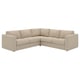 VIMLE Divano angolare a 4 posti, Kelinge beige