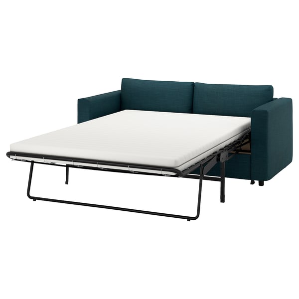 VIMLE Divano letto a 2 posti, Hillared blu scuro