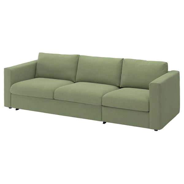 VIMLE Divano letto a 3 posti, Mosshed grigio-verde