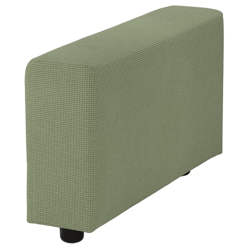 VIMLE Fodera per bracciolo, largo/Mosshed grigio-verde