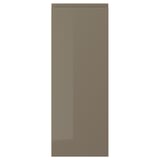VOXTORP Anta, lucido grigio tortora scuro, 30x80 cm