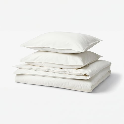 ÄNGSLILJA Funda plumón con 2 fundas almohada, blanco, 240x220/50x60 cm