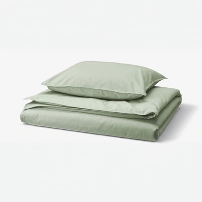 ÄNGSLILJA Funda plumón con funda almohada, menta, 150x200/50x60 cm