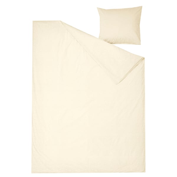 ÄNGSLILJA Funda plumón con funda almohada, natural, 150x200/50x60 cm