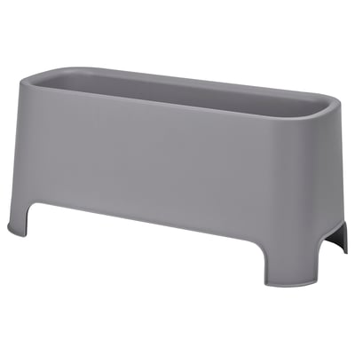 ASPAREN Macetero, gris ext, 89x38 cm