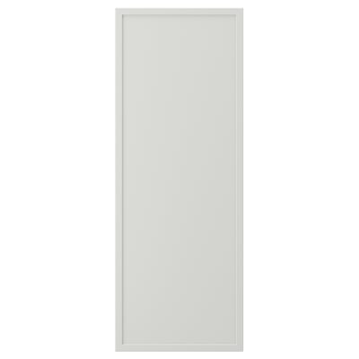ASPUDDEN Puerta, gris claro, 30x80 cm
