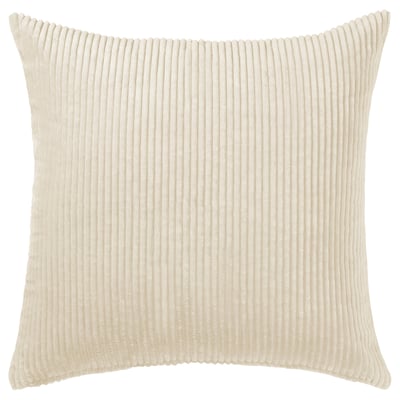 ÅSVEIG Funda de cojín, beige, 50x50 cm