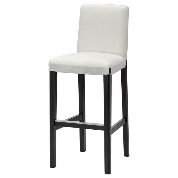 BERGMUND Estructura para silla bar, negro, 75 cm