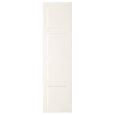 BERGSBO Puerta con bisagras, blanco, 37x195 cm