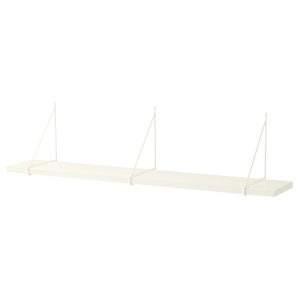 BERGSHULT / PERSHULT Repisa, blanco/blanco, 120x20 cm