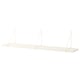 BERGSHULT / PERSHULT Repisa, blanco/blanco, 120x20 cm
