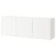 BESTÅ Buffet, blanco/Lappviken blanco, 180x42x64 cm
