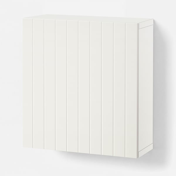 BESTÅ Combinación mueble de almacenaje, blanco/Sutterviken blanco, 60x22x64 cm