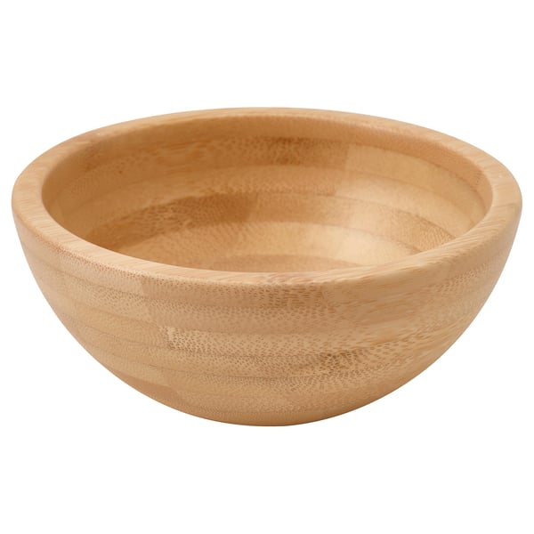 BLANDA MATT Bowl, bambú, 12 cm