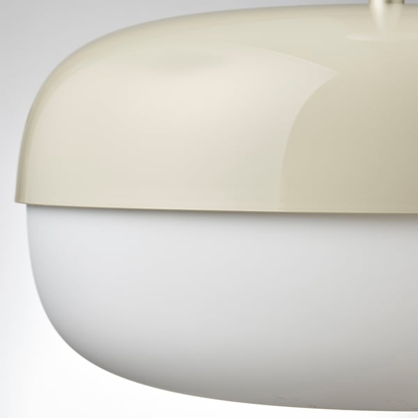BLÅSVERK Lámpara de techo, beige, 37 cm