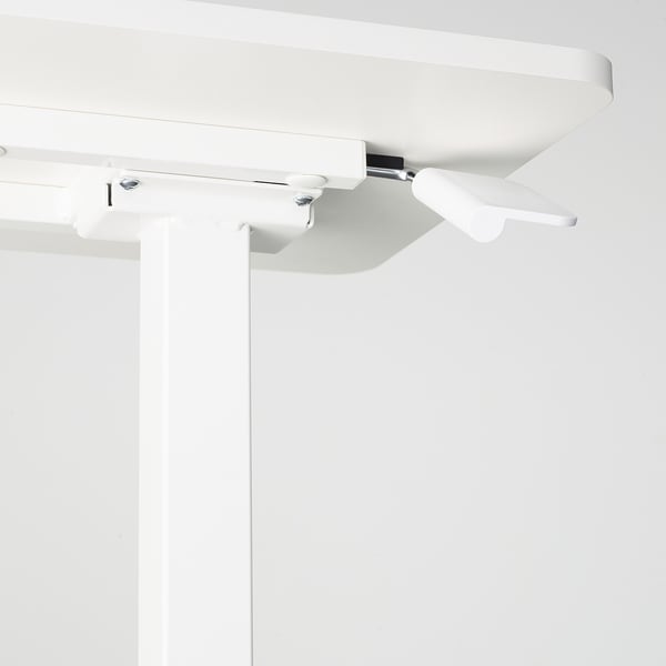 BOLLSIDAN Mesa para notebook, blanco, 68x36 cm