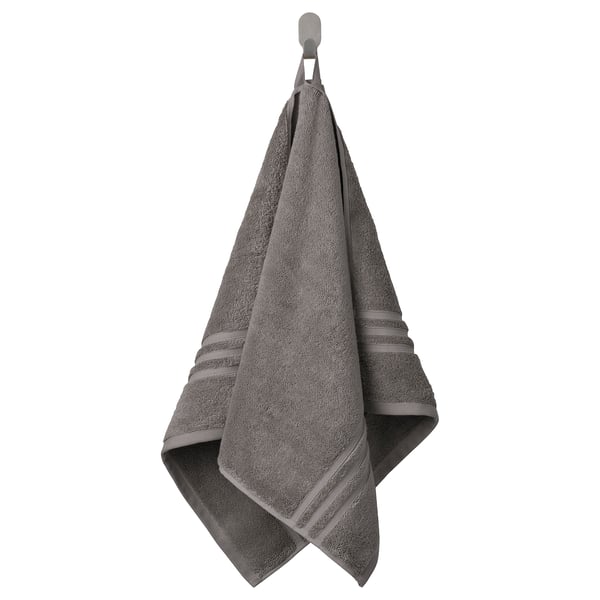 BROKGLIM Toalla de mano, gris, 50x100 cm