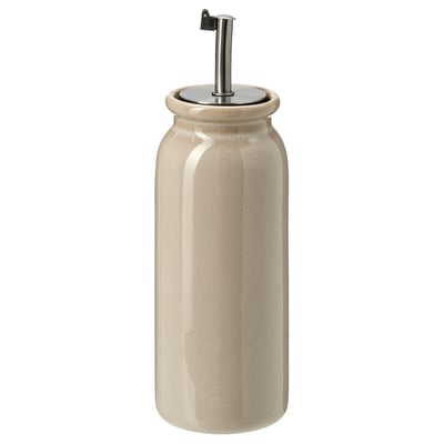 BRUGDHAJ Vinagrera / aceitera, beige, 19 cm