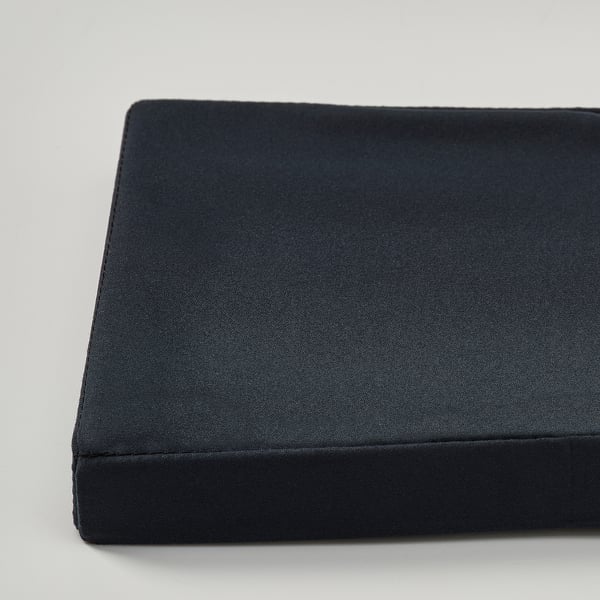 DRÖNA Tapa, negro textil, 26x19 cm