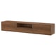 EKET Combinación almacenaje audio/video, café efecto nogal, 210x35x35 cm