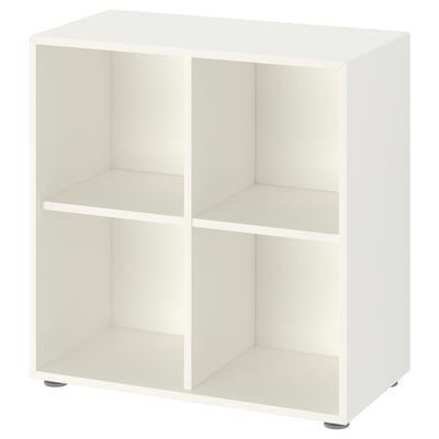 EKET Combinación almacenaje con patas, blanco, 70x35x72 cm