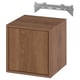 EKET Mueble mural 1 pt, café efecto nogal, 35x35x35 cm