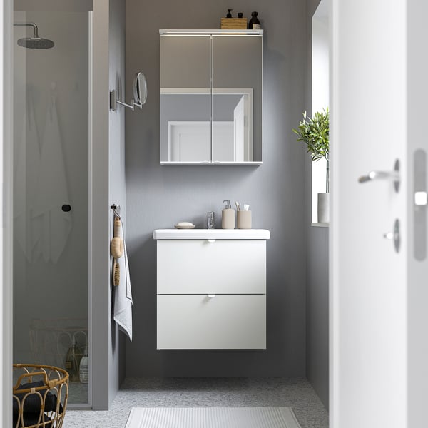 ENHET Baño, blanco, 64x43x65 cm