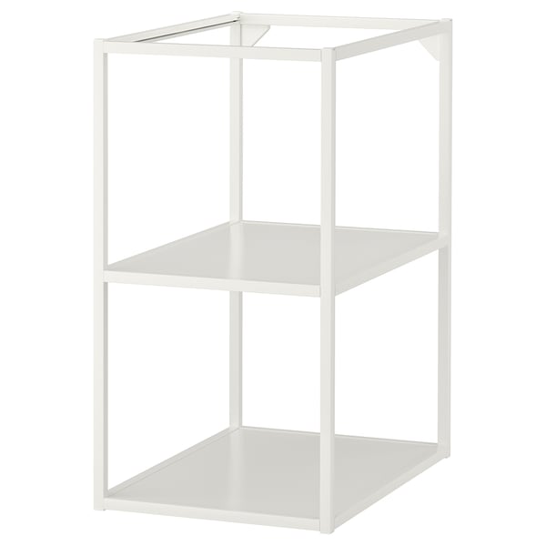 ENHET Estructura mueble base con repisas, blanco, 40x60x75 cm