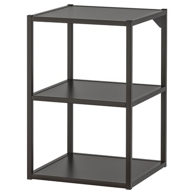 ENHET Estructura mueble base con repisas, gris oscuro, 40x40x60 cm