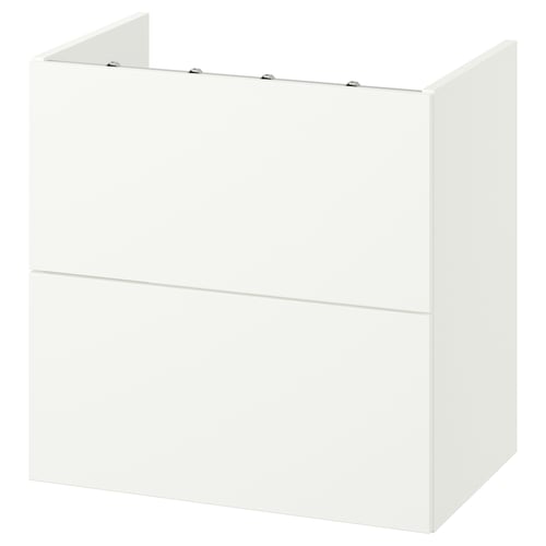 ENHET Mueble lavamanos con cajones, blanco, 60x42x60 cm